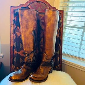 Freebird Knee Leather COAL Bronze Size 10